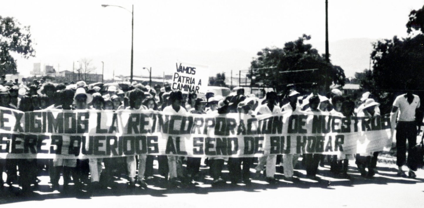 People parading