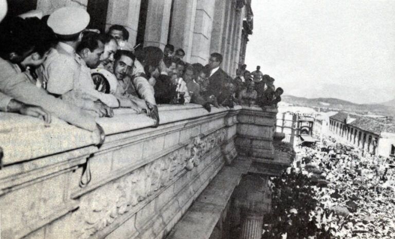 men on balcony